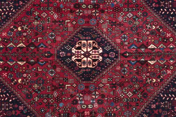 Tappeto a pelo corto Abadeh 2177160 Lana vergine - Multicolore