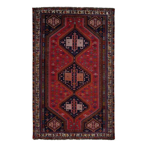 Kurzflorteppich Gashgai 2170290 Schurwolle - Mehrfarbig