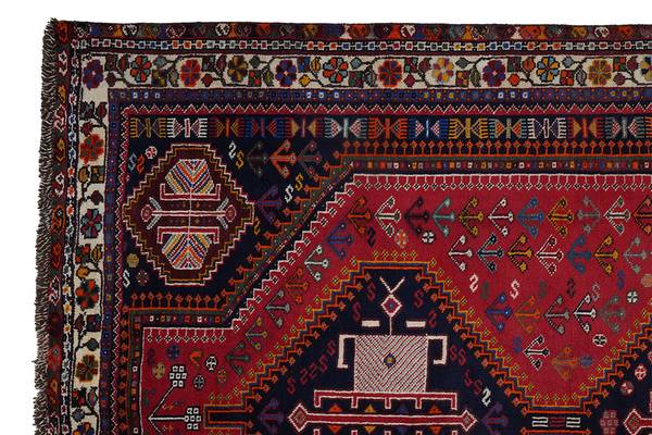 Kurzflorteppich Gashgai 2170290 Schurwolle - Mehrfarbig