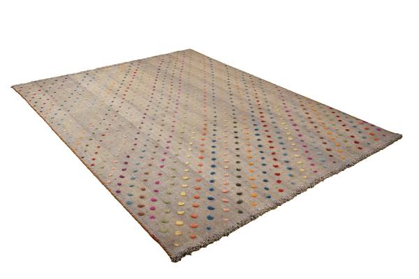 Tappeto pelo corto Kelim Gashgai 2154680 Lana vergine - Multicolore