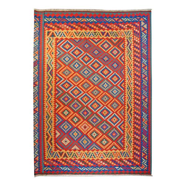 Kurzflorteppich Kelim Gashgai 1728721 Schurwolle - Schwarz
