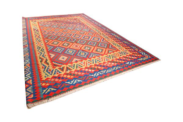 Kurzflorteppich Kelim Gashgai 1728721 Schurwolle - Schwarz