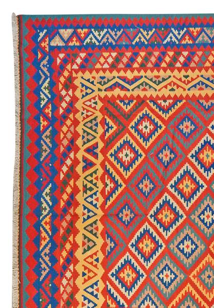 Kurzflorteppich Kelim Gashgai 1728721 Schurwolle - Schwarz