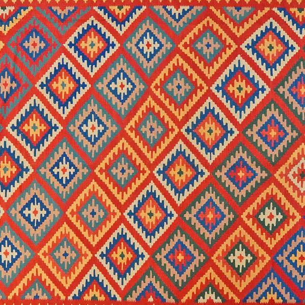 Kurzflorteppich Kelim Gashgai 1728721 Schurwolle - Schwarz