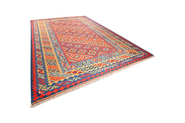 Kurzflorteppich Kelim Gashgai 1728778 Schurwolle - Mehrfarbig