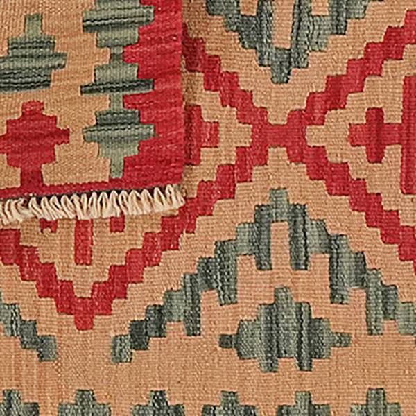 Kurzflorteppich Kelim Gashgai 2174425 Schurwolle - Mehrfarbig