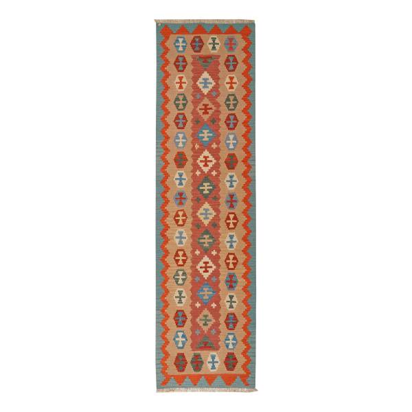Tappeto pelo corto Kelim Gashgai 2151032 Lana vergine - Multicolore