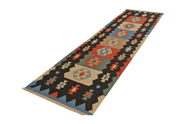 Kurzflorteppich Kelim Gashgai 2165467 Schurwolle - Mehrfarbig