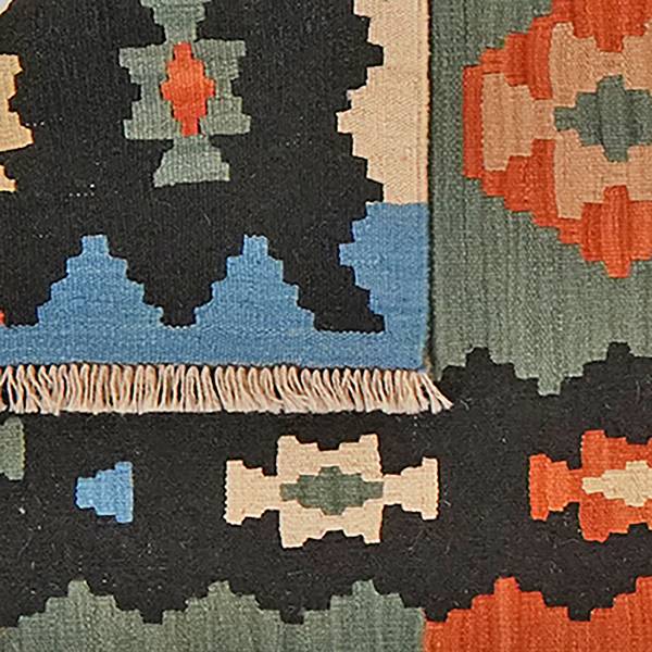 Kurzflorteppich Kelim Gashgai 2165467 Schurwolle - Mehrfarbig