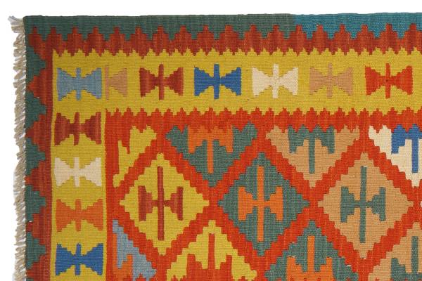 Kurzflorteppich Kelim Gashgai 2036989 Schurwolle - Mehrfarbig