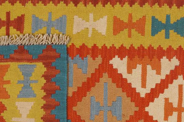 Kurzflorteppich Kelim Gashgai 2036989 Schurwolle - Mehrfarbig
