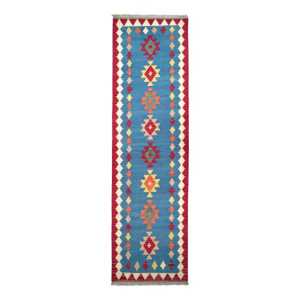 Kurzflorteppich Kelim Gashgai 2178404 Schurwolle - Beige