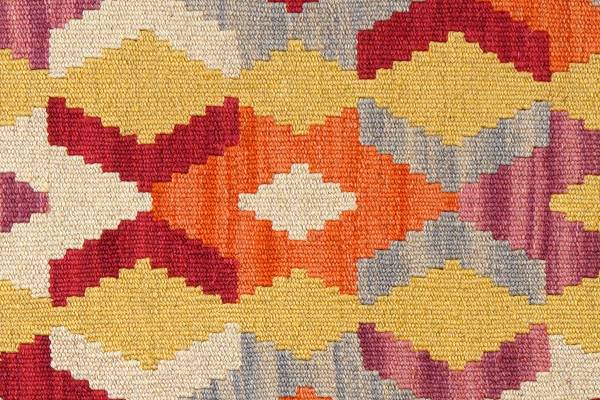Kurzflorteppich Kelim Gashgai 2178558 Schurwolle - Blau / Beige