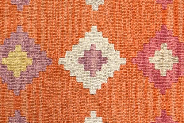 Tappeto pelo corto Kelim Gashgai 2178826 Lana vergine - Beige