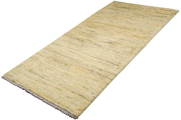 Hochflorteppich Gabbeh 2180075 Schurwolle - Grün / Beige