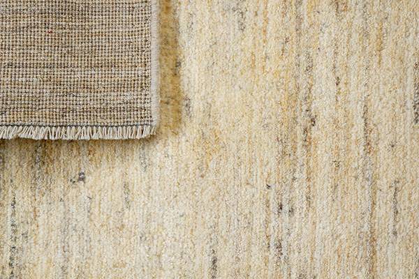 Hochflorteppich Gabbeh 2180075 Schurwolle - Grün / Beige