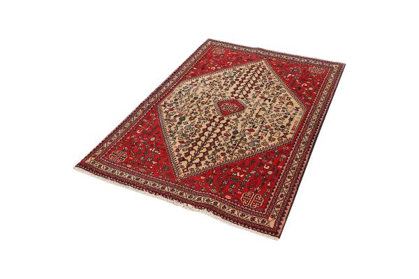 Tappeto a pelo corto Abadeh 2027267 Lana vergine - Beige