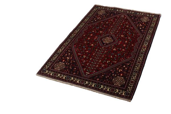Tappeto a pelo corto Abadeh 2032675 Lana vergine - Rosso / Beige