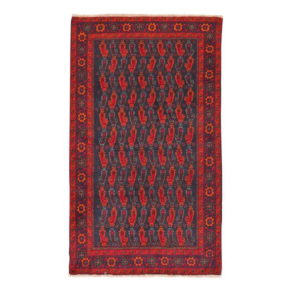 Kurzflorteppich Belutch 2159384 Schurwolle - Blau