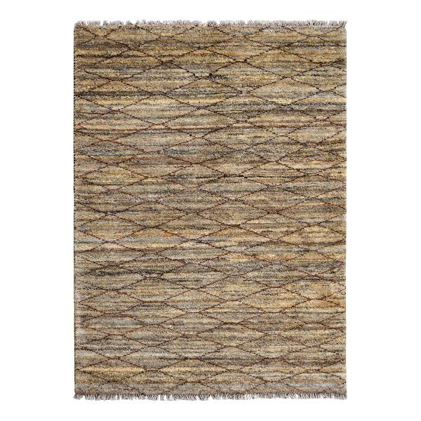 Tappeto pelo lungo Gabbeh Basi 2178916 Lana vergine - Beige / Marrone