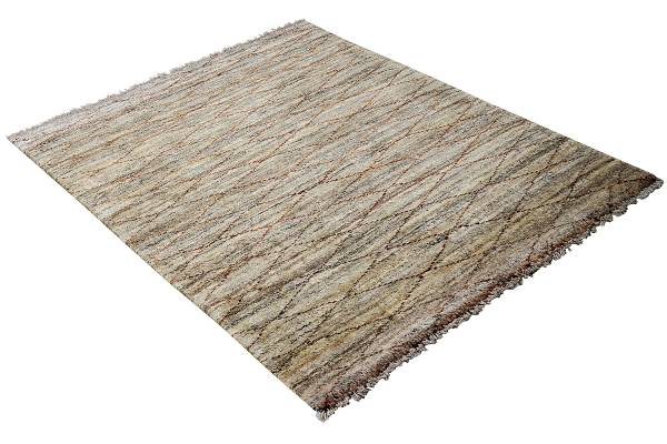 Tappeto pelo lungo Gabbeh Basi 2178916 Lana vergine - Beige / Marrone