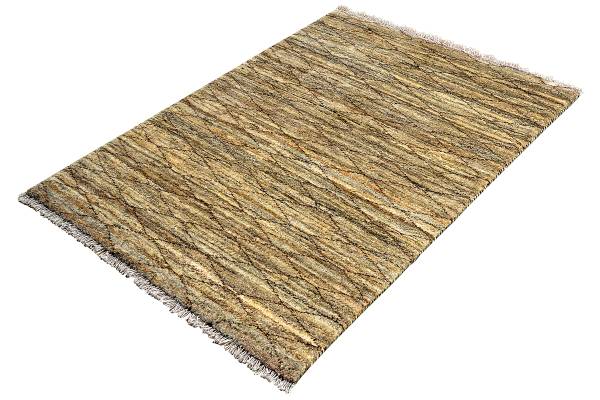 Tappeto pelo lungo Gabbeh Basi 2178916 Lana vergine - Beige / Marrone