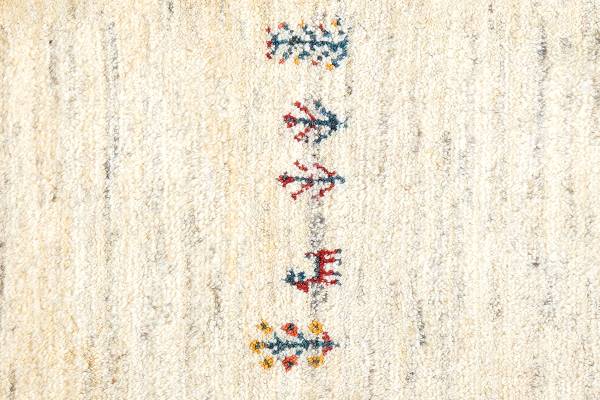 Tappeto a pelo lungo Gabbeh 2180006 Lana vergine - Beige
