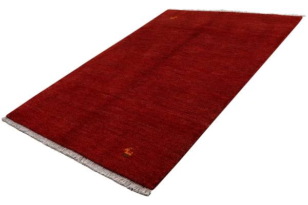 Tappeto a pelo lungo Gabbeh 2180057 Lana vergine - Giallo / Rosso