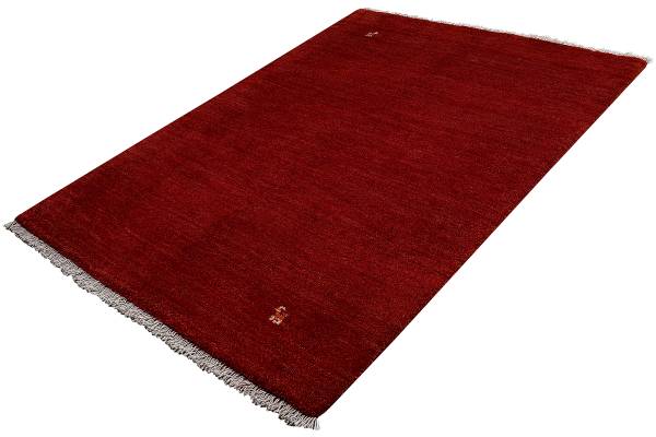 Hochflorteppich Gabbeh 2180066 Schurwolle - Rot