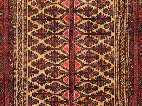 Tappeto a pelo corto Belutch 2071394 Lana vergine - Multicolore