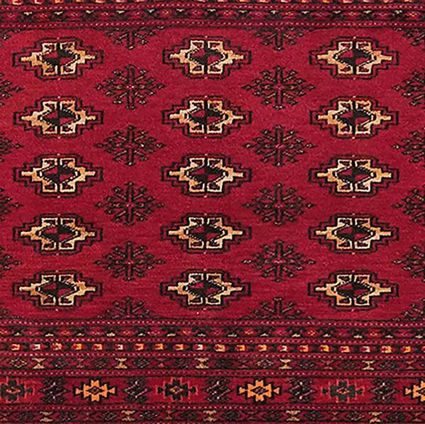 Kurzflorteppich Belutch 1840068 Schurwolle - Rot