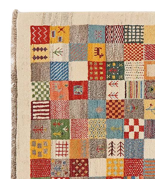 Hochflorteppich Gabbeh Sonnat 1976916 Schurwolle - Mehrfarbig