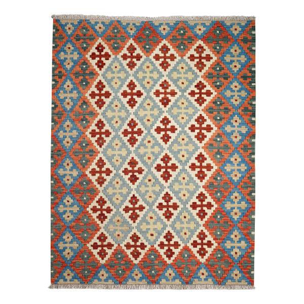 Kurzflorteppich Kelim Gashgai 2178699 Schurwolle - Mehrfarbig