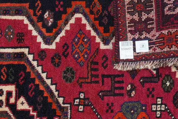 Kurzflorteppich Gashgai 2160878 Schurwolle - Rot / Beige