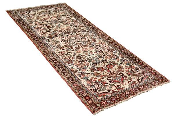 Kurzflorteppich Heritage Rug 2180089 Schurwolle - Beige / Blau