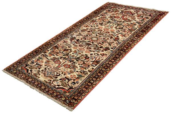 Kurzflorteppich Heritage Rug 2180089 Schurwolle - Beige / Blau
