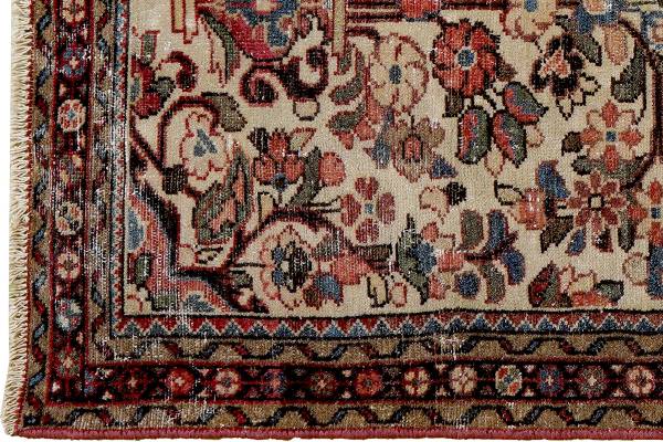 Kurzflorteppich Heritage Rug 2180089 Schurwolle - Beige / Blau