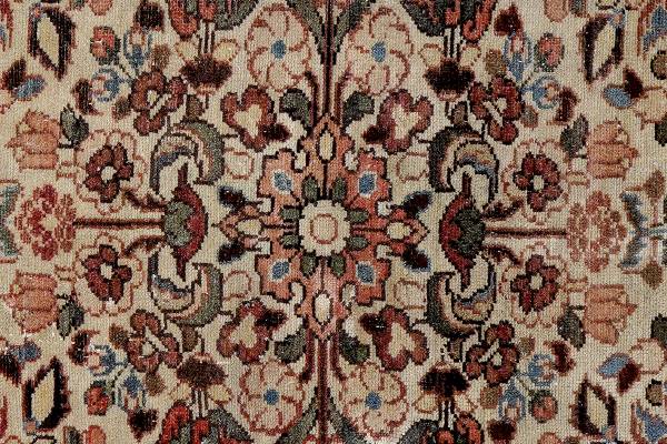 Kurzflorteppich Heritage Rug 2180089 Schurwolle - Beige / Blau