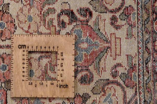 Kurzflorteppich Heritage Rug 2180089 Schurwolle - Beige / Blau