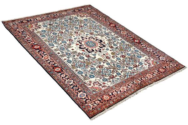 Tappeto pelo corto Heritage Rug 2180091 Lana vergine - Beige / Blu