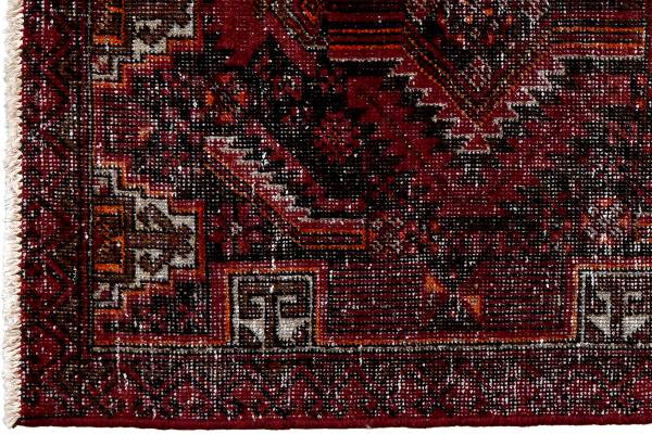 Tappeto pelo corto Heritage Rug 2180097 Lana vergine - Beige / Rosso