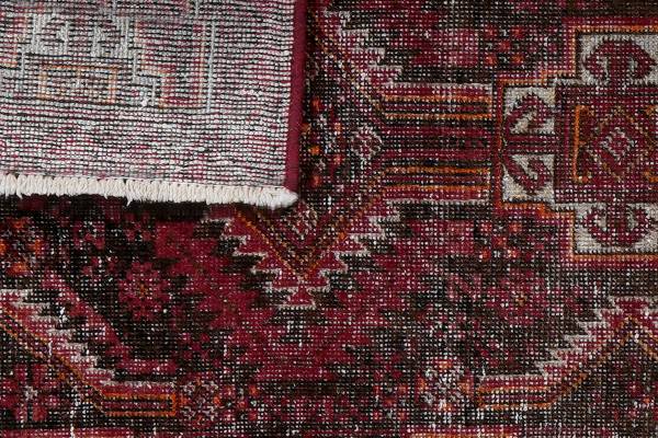 Tappeto pelo corto Heritage Rug 2180097 Lana vergine - Beige / Rosso