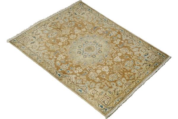 Tappeto pelo corto Heritage Rug 2179510 Lana vergine - Nero / Beige