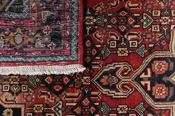 Laagp. vloerkleed Heritage Rug 2179520 scheerwol - beige/blauw