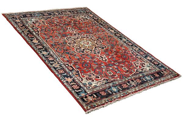 Kurzflorteppich Heritage Rug 2180080 Schurwolle - Blau