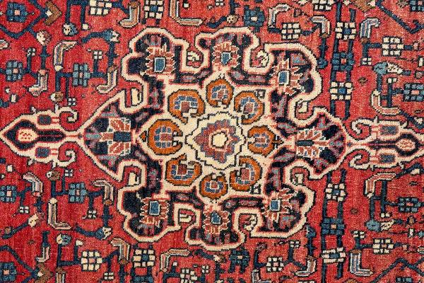 Kurzflorteppich Heritage Rug 2180080 Schurwolle - Blau