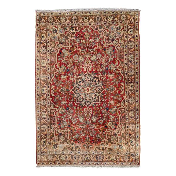 Kurzflorteppich Heritage Rug 2179249 Schurwolle - Rot / Braun