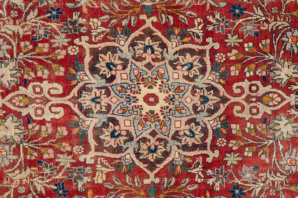 Kurzflorteppich Heritage Rug 2179249 Schurwolle - Rot / Braun