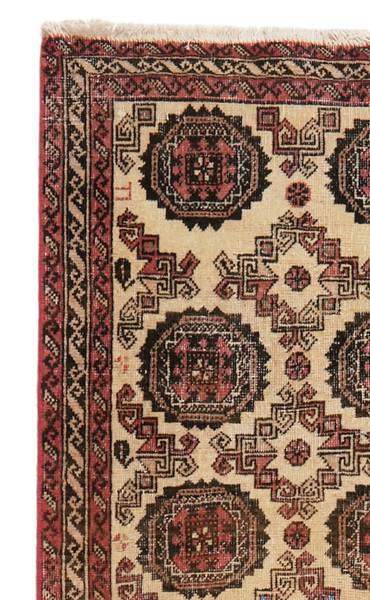 Laagp. vloerkleed Heritage Rug 2179258 scheerwol - zwart/beige