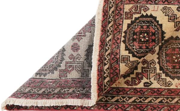 Laagp. vloerkleed Heritage Rug 2179258 scheerwol - zwart/beige